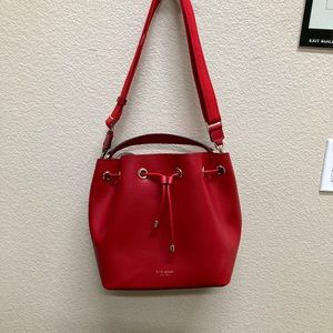 Kate Spade leather bag red